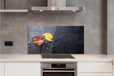 Painel de vidro Chá gelado de limão