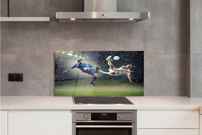 Painel de vidro Pessoas bola de chuva