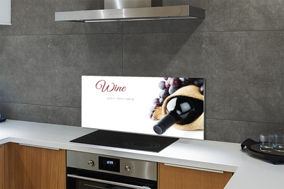 Painel de vidro Vinho de uva