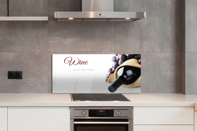 Painel de vidro Vinho de uva