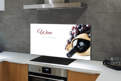 Painel de vidro Vinho de uva