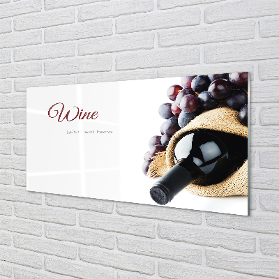 Painel de vidro Vinho de uva