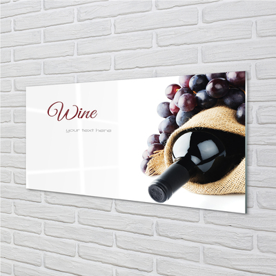 Painel de vidro Vinho de uva