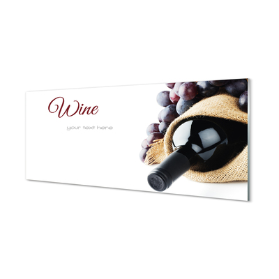Painel de vidro Vinho de uva