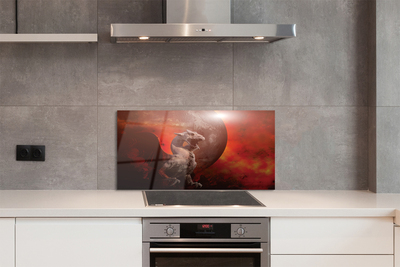 Painel de vidro Dragão de Fogo