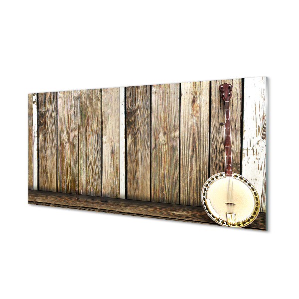 Painel de vidro Ukulele