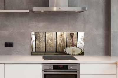 Painel de vidro Ukulele