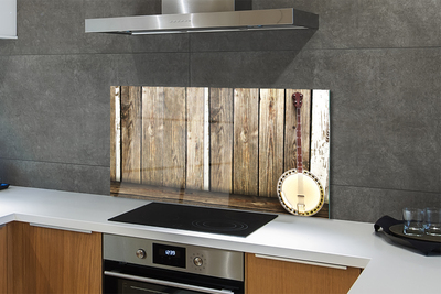 Painel de vidro Ukulele