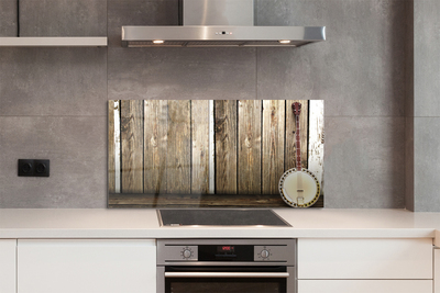 Painel de vidro Ukulele