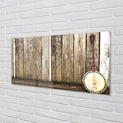 Painel de vidro Ukulele