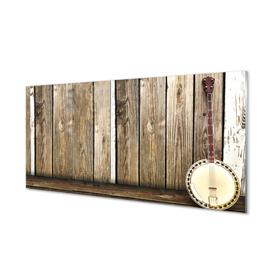 Painel de vidro Ukulele