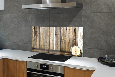 Painel de vidro Ukulele