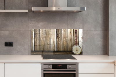 Painel de vidro Ukulele