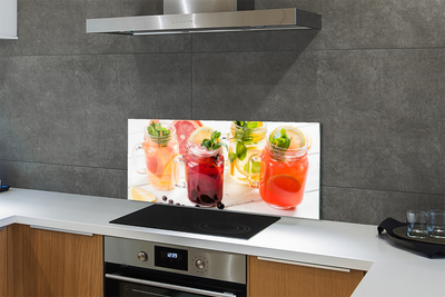 Painel de vidro Coquetéis cítricos