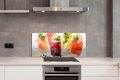 Painel de vidro Coquetéis cítricos