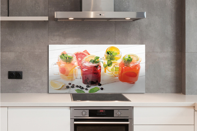 Painel de vidro Coquetéis cítricos