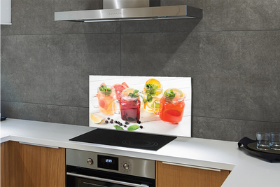 Painel de vidro Coquetéis cítricos