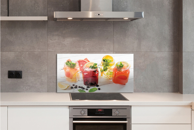 Painel de vidro Coquetéis cítricos