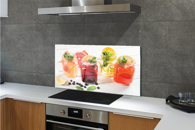 Painel de vidro Coquetéis cítricos