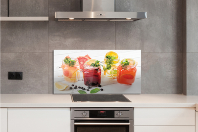 Painel de vidro Coquetéis cítricos