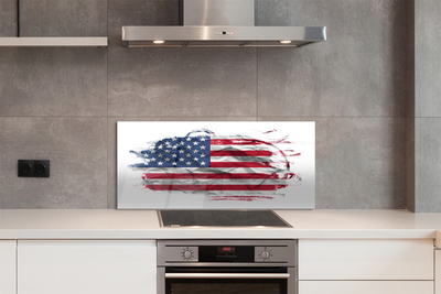 Painel de vidro Bandeira dos Estados Unidos