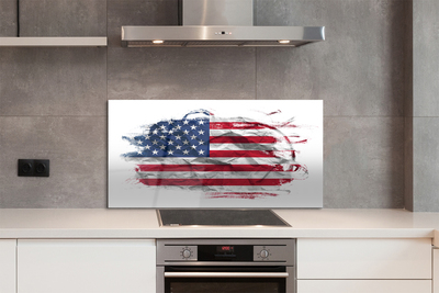 Painel de vidro Bandeira dos Estados Unidos