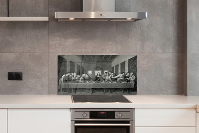 Painel de vidro A peça A Última Ceia