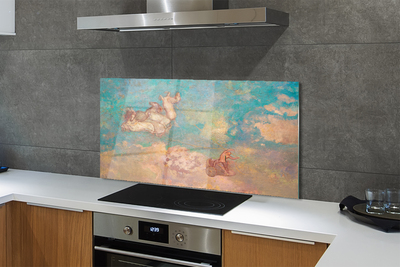 Painel de vidro Arte da Carruagem de Apolo