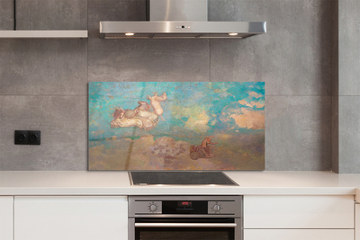 Painel de vidro Arte da Carruagem de Apolo