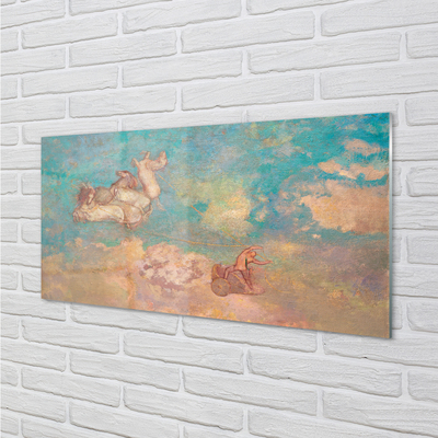 Painel de vidro Arte da Carruagem de Apolo