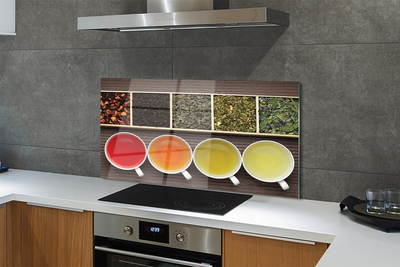 Painel de vidro Chás de ervas