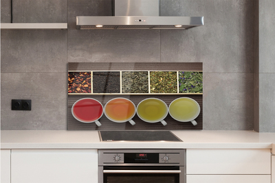 Painel de vidro Chás de ervas