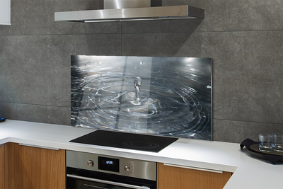 Painel de vidro Respingo de gota d'água