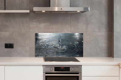 Painel de vidro Respingo de gota d'água