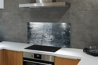 Painel de vidro Respingo de gota d'água