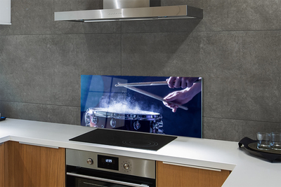 Painel de vidro Baquetas