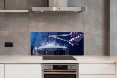 Painel de vidro Baquetas