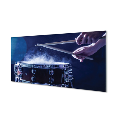 Painel de vidro Baquetas