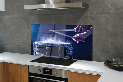 Painel de vidro Baquetas