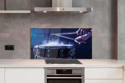 Painel de vidro Baquetas