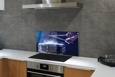 Painel de vidro Baquetas