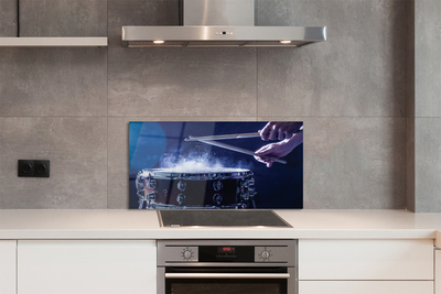 Painel de vidro Baquetas