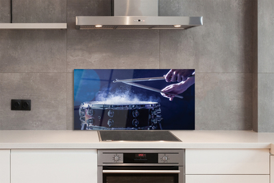 Painel de vidro Baquetas