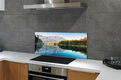 Painel de vidro Alemanha Montanhas Lago Floresta