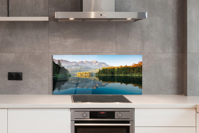 Painel de vidro Alemanha Montanhas Lago Floresta