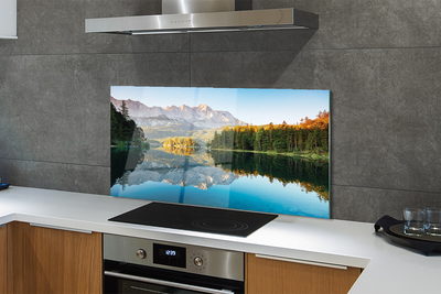 Painel de vidro Alemanha Montanhas Lago Floresta