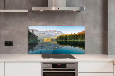 Painel de vidro Alemanha Montanhas Lago Floresta