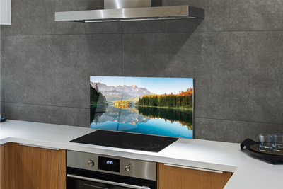 Painel de vidro Alemanha Montanhas Lago Floresta