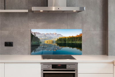 Painel de vidro Alemanha Montanhas Lago Floresta