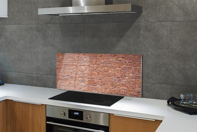 Painel de vidro parede de tijolos